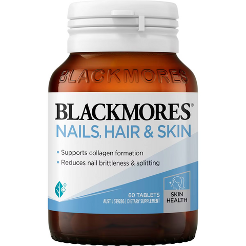 Blackmores Nails Hair & Skin Beauty Vitamin Tablets 60 Pack