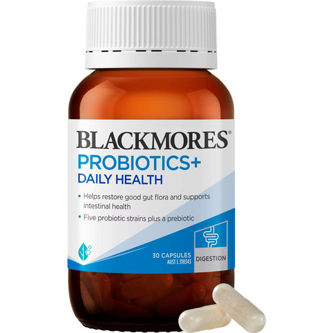 Blackmores Probiotics+ Daily Health Gut Health Vitamin Capsules 30 Pack