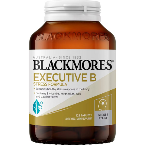 Blackmores Executive B Vitamin B Stress Support Tablets 125 Pack