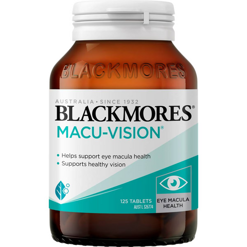 Blackmores Macu Vision Eye Care Vitamin Tablets 125 Pack