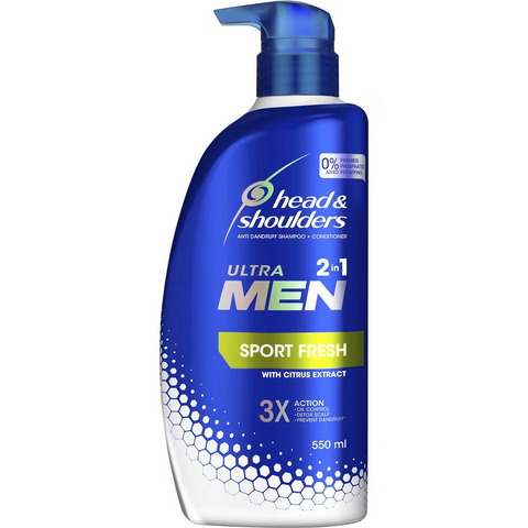 Head & Shoulders Ultramen Sports Fresh 2 In 1 Dandruff Shampoo & Conditioner