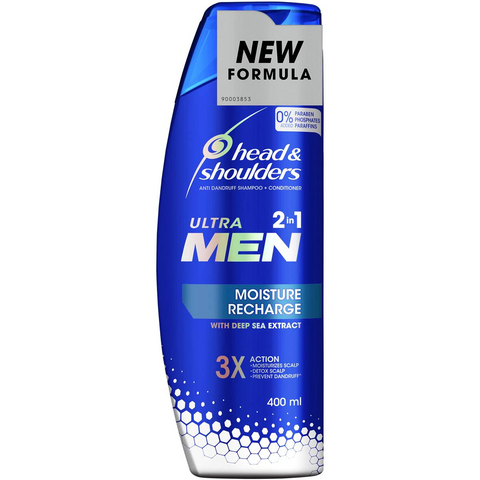 Head & Shoulders Ultra Men 2 In 1 Moisture Recharge Shampoo & Conditioner