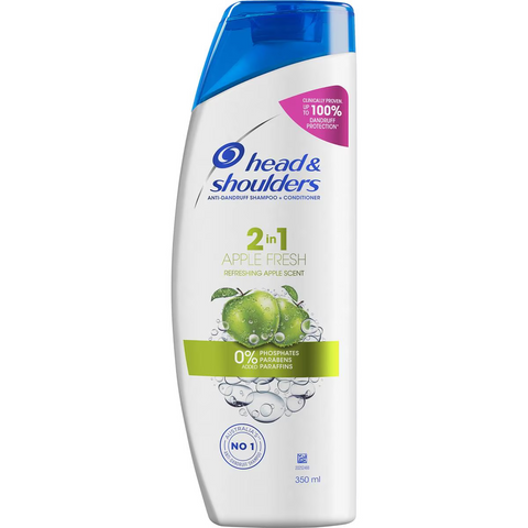 Head & Shoulders 2-in-1 Shampoo & Conditioner Apple Fresh 350ml