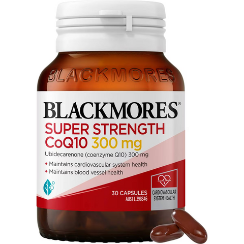 Blackmores Super Strength Coq10 300mg Heart Health Vitamin Tablets 30 Pack