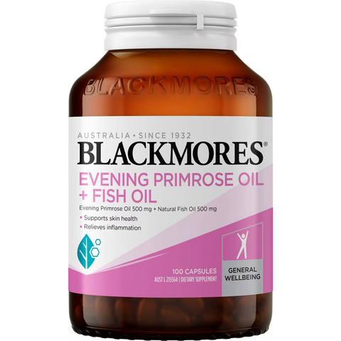 Blackmores Evening Primrose Oil + Fish Oil Capsules 100 Pack