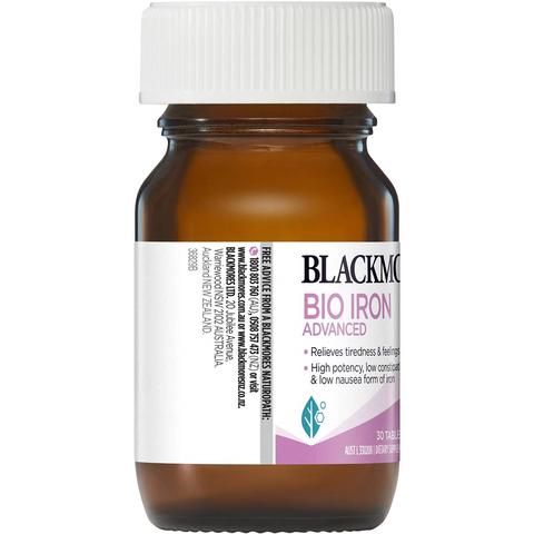 Blackmores Bio Iron Advanced Energy Support Tablets 30 Pack