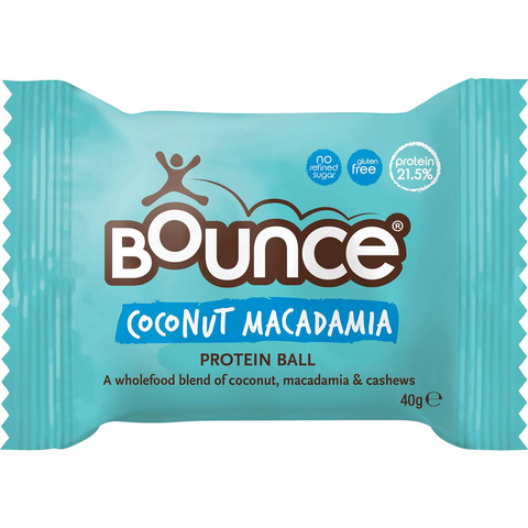 Bounce Natural Energy Ball Coconut Macadamia Protein 40g