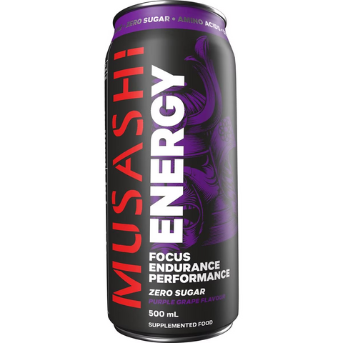 Musashi Energy Drink Purple Grape 500ml