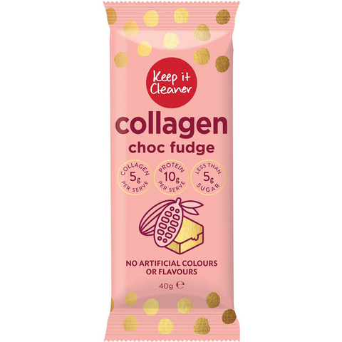 Keep It Cleaner Collagen Choc Fudge Bar 40g