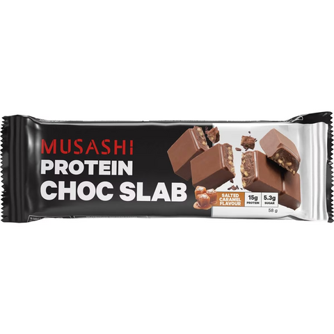 Musashi Protein Slab Salted Caramel 58g