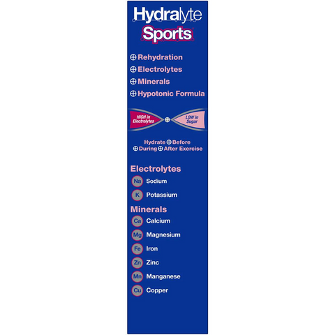 Hydralyte Sports Effervescent Tablets Berry 20 Pack