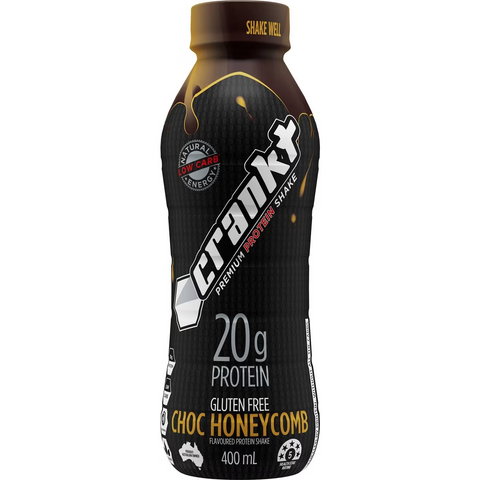 Crankt Premium Protein Shake Chocolate Honeycomb 400ml