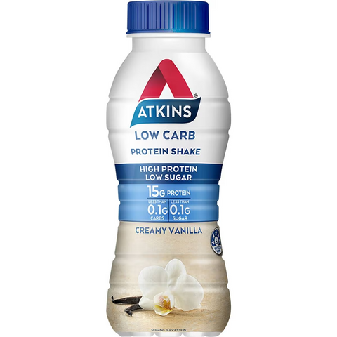 Atkins Low Carb Protein Shake Creamy Vanilla 330ml