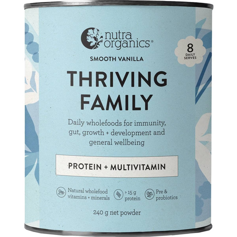 Nutra Organics Smooth Vanilla Multivitamin Powder 240g