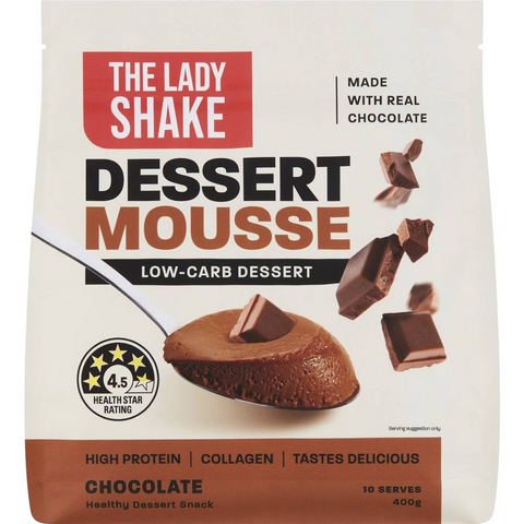 The Lady Shake Dessert Mousse Chocolate 10 Pack