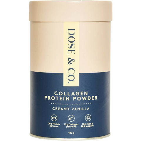 Dose & Co Collagen Protein Powder Creamy Vanilla 420g