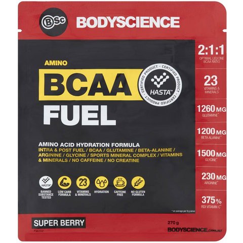 Bsc Bcaa Amino Water Super Berry 270g