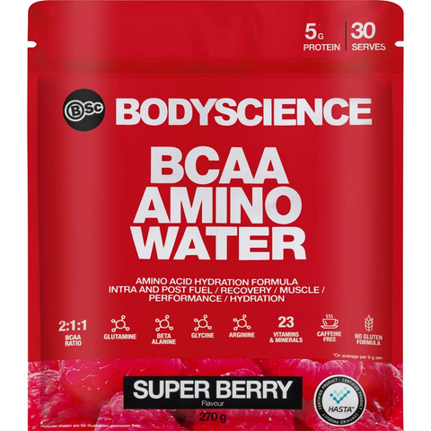 Bsc Bcaa Amino Water Super Berry 270g