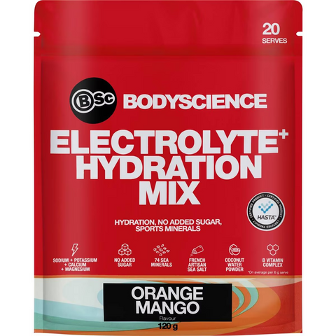 Bsc Electrolyte+ Hydration Mix Orange Mango 120g