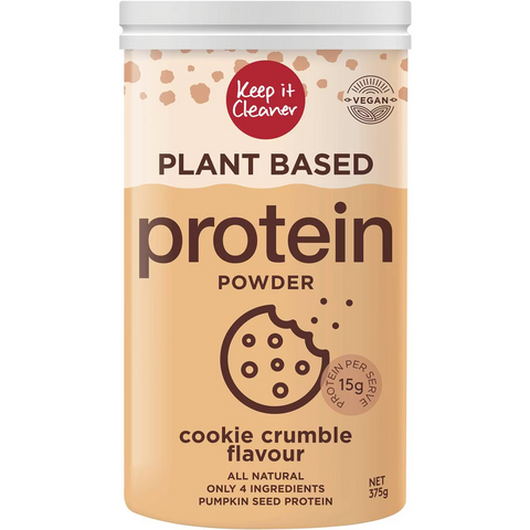 Keep It Cleaner Plant Based Protein Powder Cookie Crumble 375g