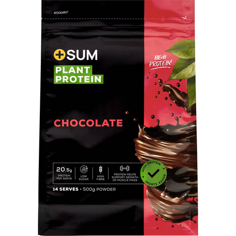 Plussum Plant Protein Powder Chocolate Flavour 500g