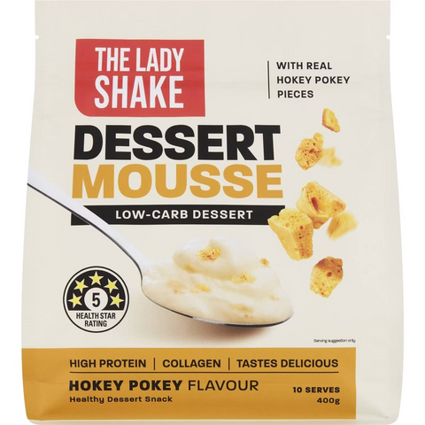 The Lady Shake Dessert Mousse Hokey Pokey 10 Pack