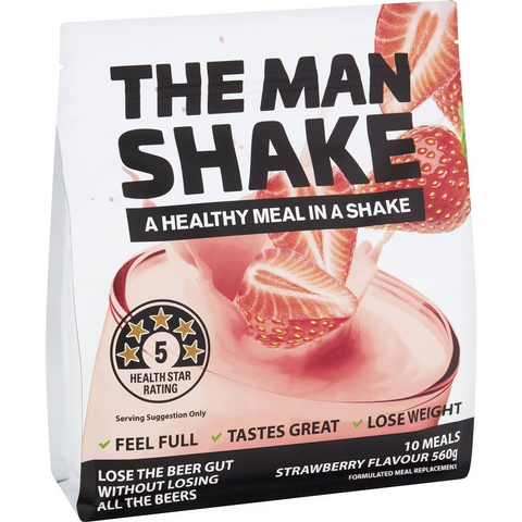 The Man Shake Strawberry Flavour 560g