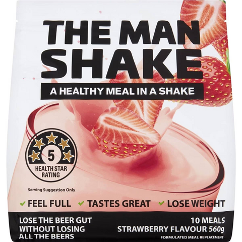 The Man Shake Strawberry Flavour 560g