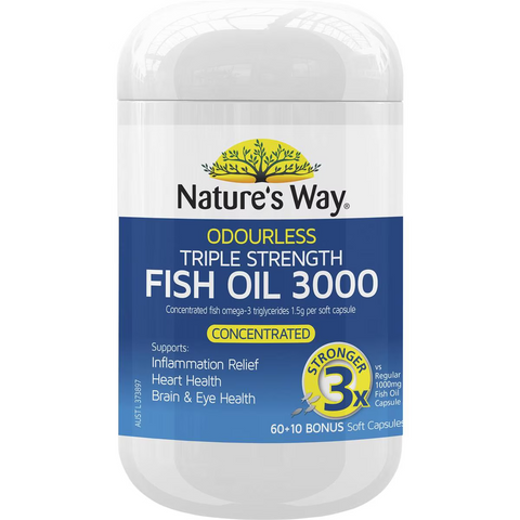 Nature's Way Advanced Omega Triple Strength Fish Oil 60 Pack