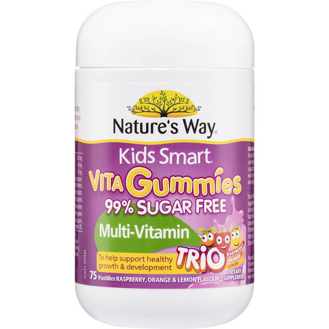 Nature's Way Kids Smart Vita-gummies Sugar Free Multi Trio 75 Pack