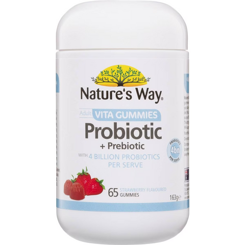 Nature's Way Adult Vita Gummies Probiotic & Prebiotic 65 Pack