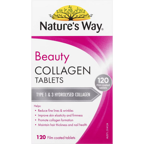 Nature's Way Beauty Collagen Tablets 120 Pack