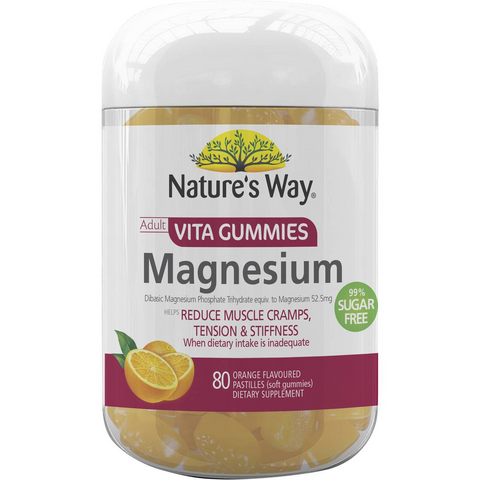 Nature's Way Magnesium Vita Gummies 80 Pack