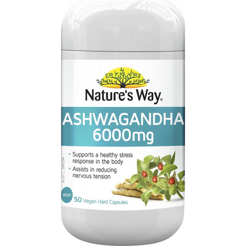 Nature's Way Ashwagandha Hard Capsules 50 Pack