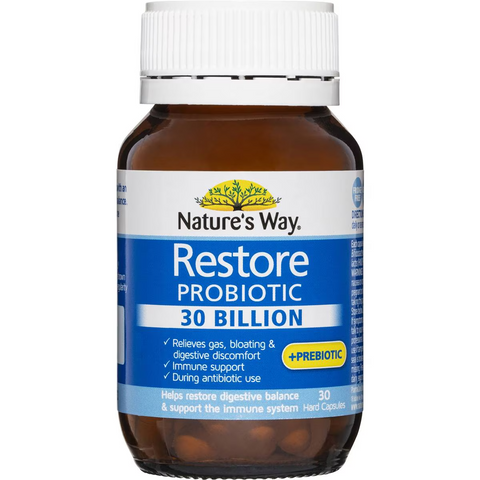 Nature's Way Restore Probiotic 30 Billion 30 Pack