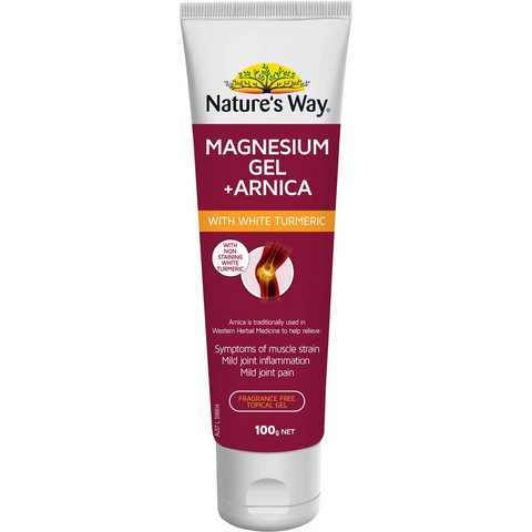 Natures Way Magnesium Gel + Arnica 100g