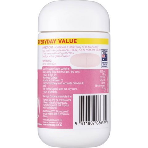 Nature's Way Hair Skin & Nails Coated Tablets 30 Pack