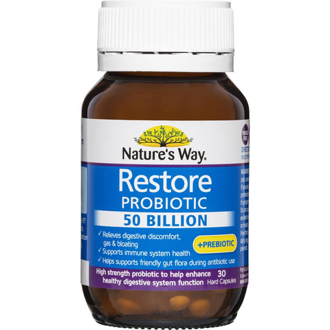 Nature's Way Restore Probiotic 50 Billion 30 Pack