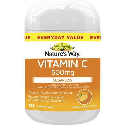 Nature's Way Vitamin C 500mg 125 Pack