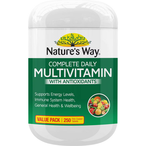 Nature's Way Daily Multivitamin With Antioxidants Coated Tablets