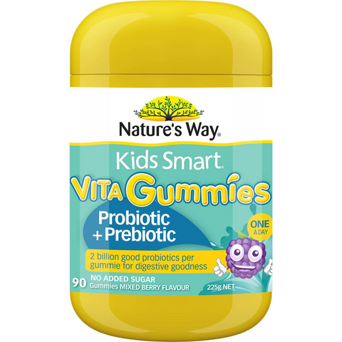 Nature's Way Kids Smart Vita Gummies Probiotic & Prebiotic 90 Pack