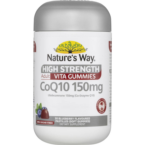 Nature's Way High Strength Adult Vita Gummies Coq10 150mg 30 Pack