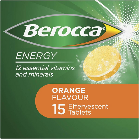 Berocca Vitamin B & C Orange Flavour Energy 15 Pack