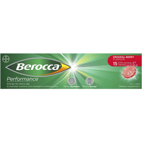 Berocca Vitamin B & C Original Berry Flavour Energy 15 Pack