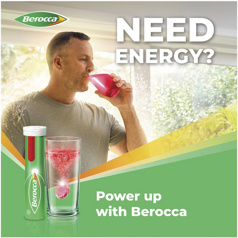 Berocca Vitamin B & C Original Berry Flavour Energy 15 Pack