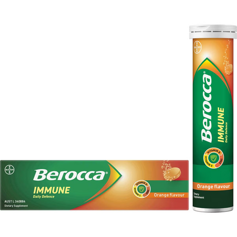 Berocca Immune Daily Defence Effervescent Tablets 15 Pack