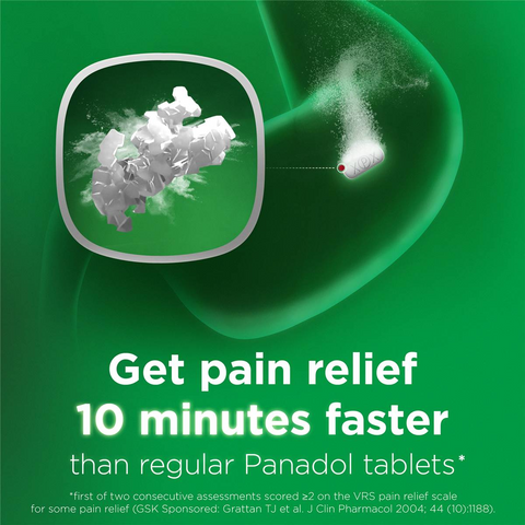 Panadol Rapid For Fast Pain Relief With Paracetamol 500mg 20 Pack