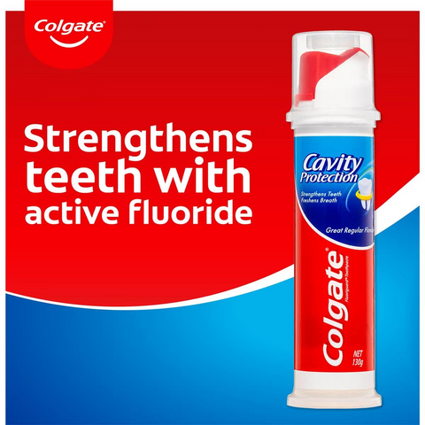 Colgate Cavity Protection Toothpaste Regular Toothpaste Pump 130g