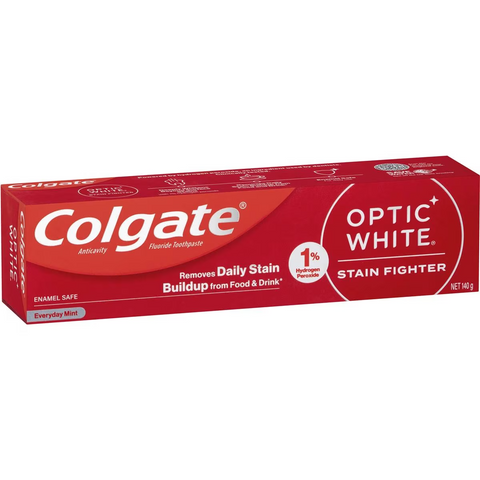 Colgate Optic White Stain Fighter Teeth Whitening Toothpaste 140g