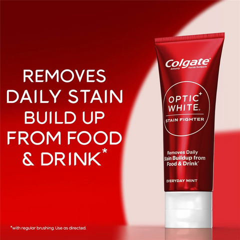 Colgate Optic White Stain Fighter Teeth Whitening Toothpaste 140g